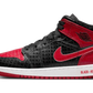 Air Jordan 1 Mid Bred Text - DDAH Kickz