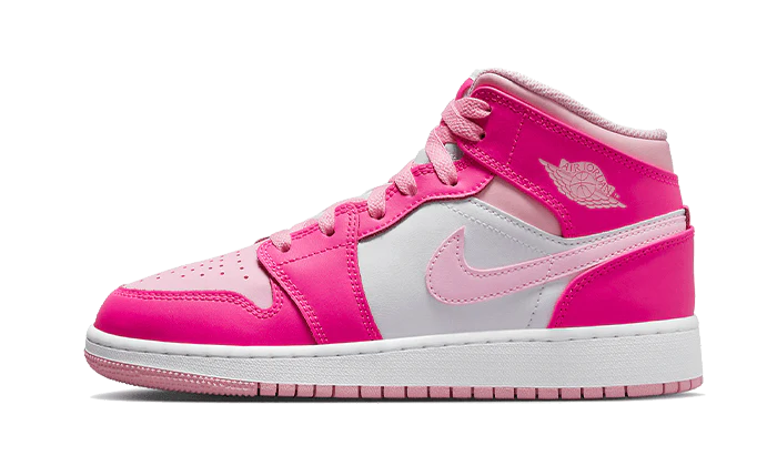 Air Jordan 1 Mid Fierce Pink - DDAH Kickz