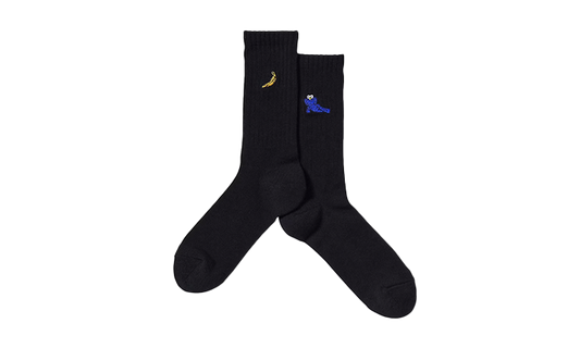 KAWS x Uniqlo Warhol Black Blue Socks