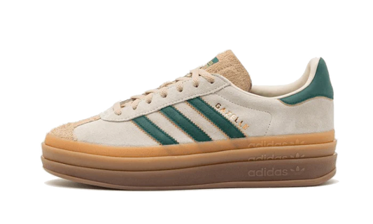 Adidas Gazelle Bold Magic Beige Collegiate Green - DDAH Kickz