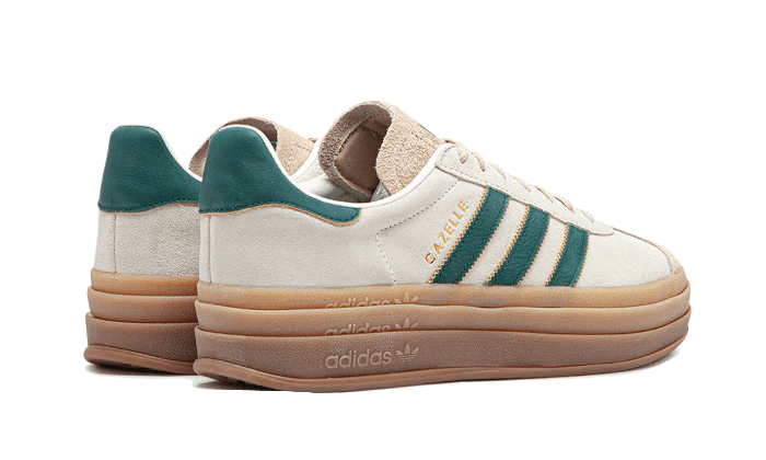 Adidas Gazelle Bold Magic Beige Collegiate Green - DDAH Kickz