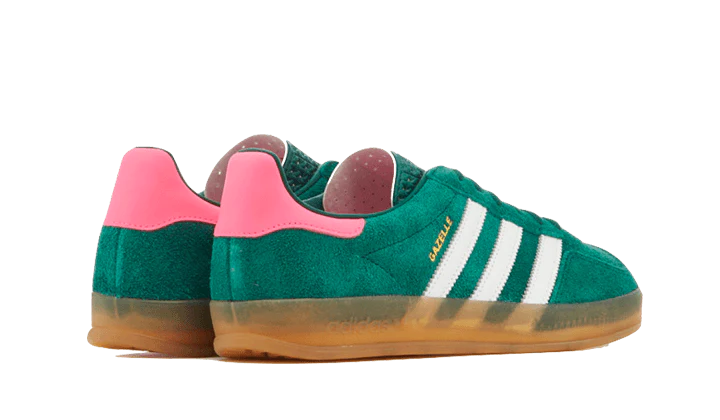 Adidas Gazelle Indoor Collegiate Green Lucid Pink - DDAH Kickz