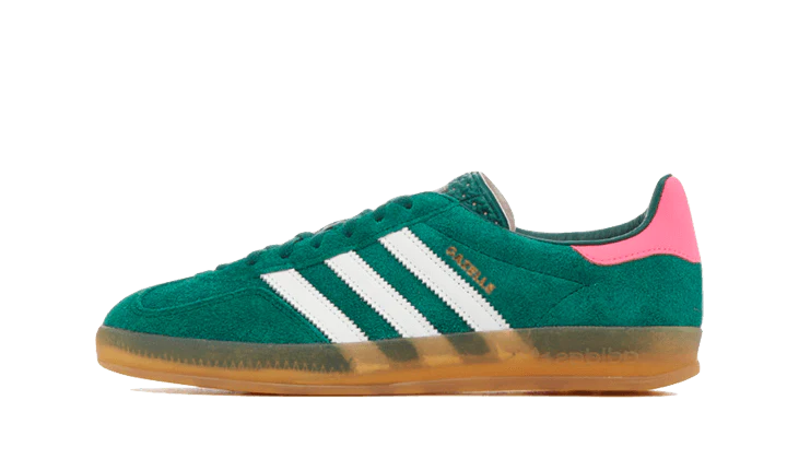 Adidas Gazelle Indoor Collegiate Green Lucid Pink - DDAH Kickz