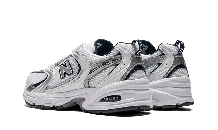 New Balance 530 White Silver Navy