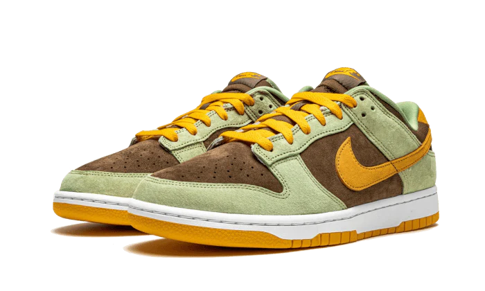 Nike Dunk Low Olive Brown Orange - DDAH Kickz