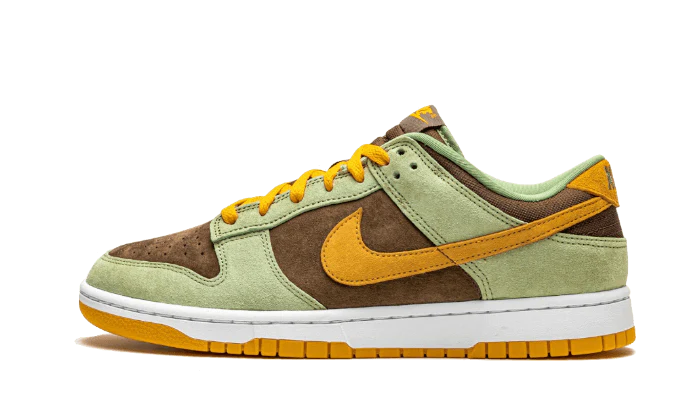 Nike Dunk Low Olive Brown Orange - DDAH Kickz