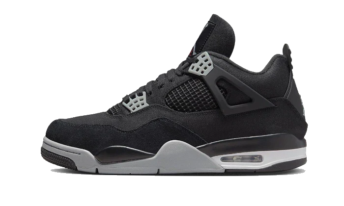 Air Jordan 4 Black Canvas - DDAH Kickz