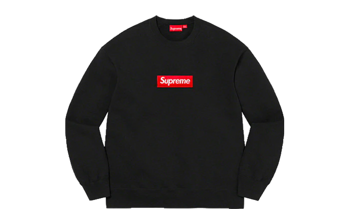 Supreme Box Logo Crewneck Black - DDAH Kickz