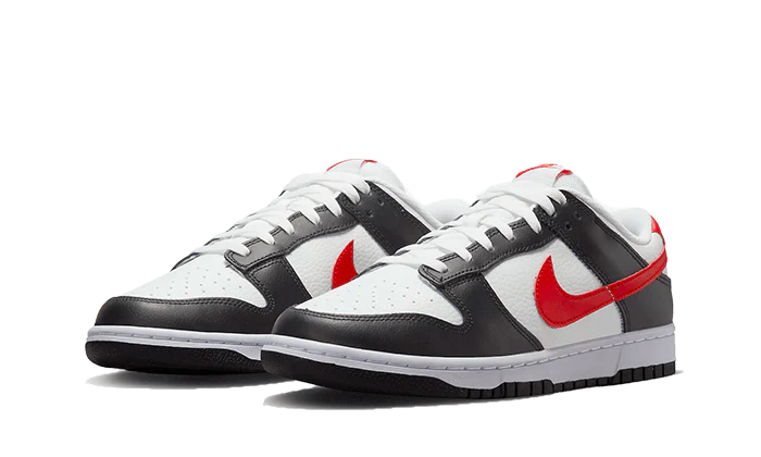 Nike  Dunk Low Black White Red - DDAH Kickz