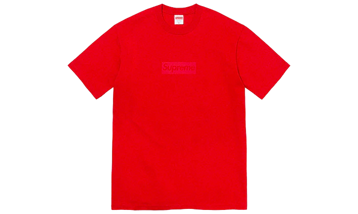 Supreme Tonal Box Logo Tee Red - DDAH Kickz